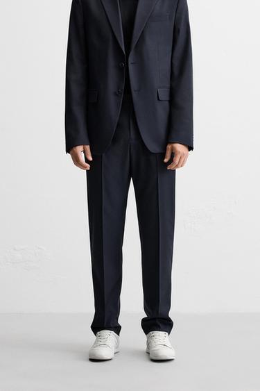 CALÇA DE TERNO COM TEXTURA