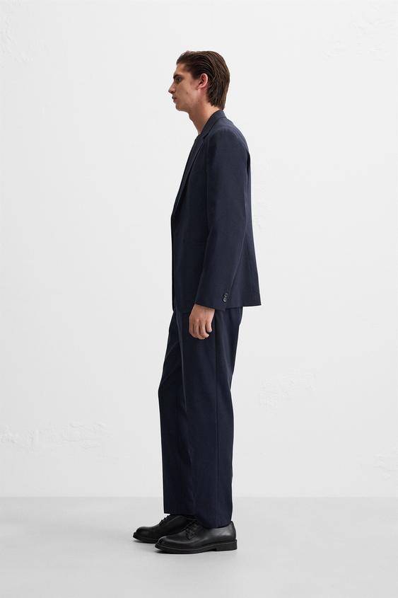 CALÇA DE TERNO COM TEXTURA