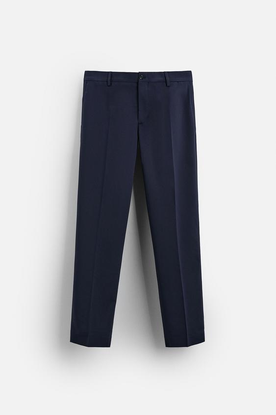 CALÇA DE TERNO COM TEXTURA