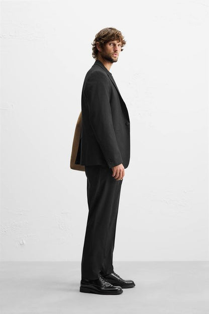 CALÇA DE TERNO COM TEXTURA