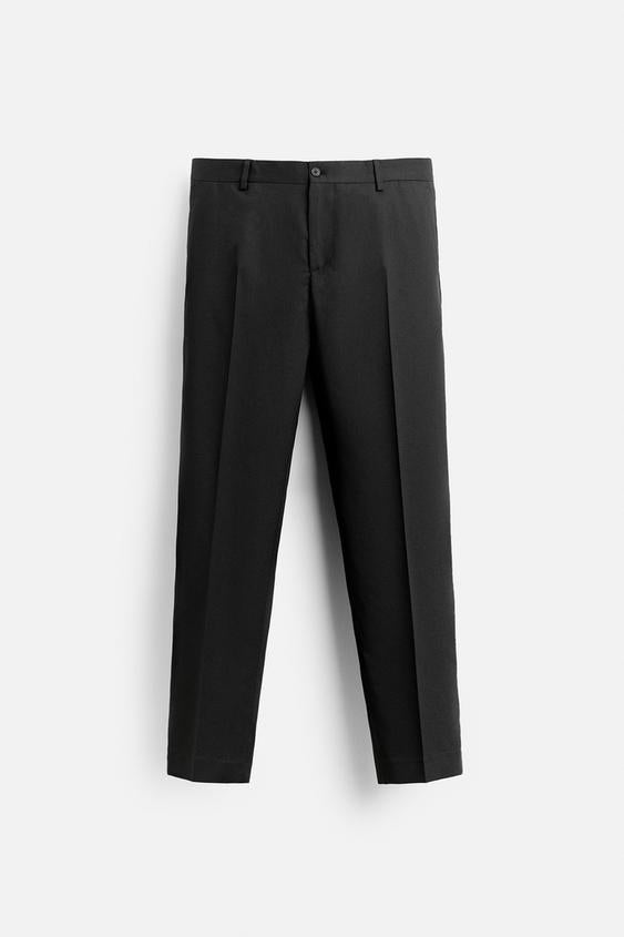 CALÇA DE TERNO COM TEXTURA