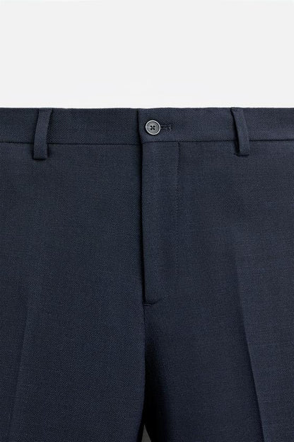 CALÇA DE TERNO COM TEXTURA