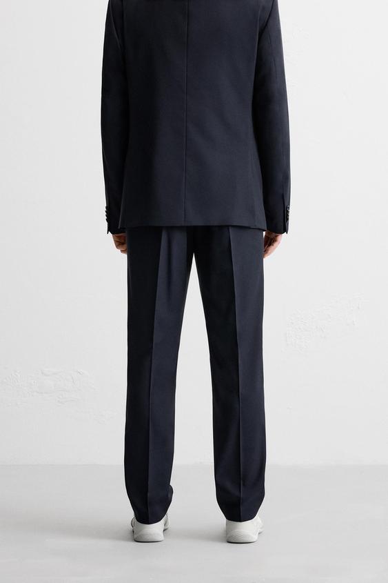 CALÇA DE TERNO COM TEXTURA