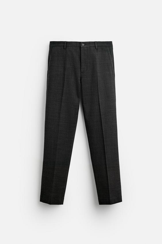 CALÇA DE TERNO COM TEXTURA