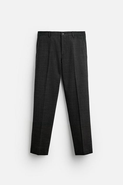 CALÇA DE TERNO COM TEXTURA