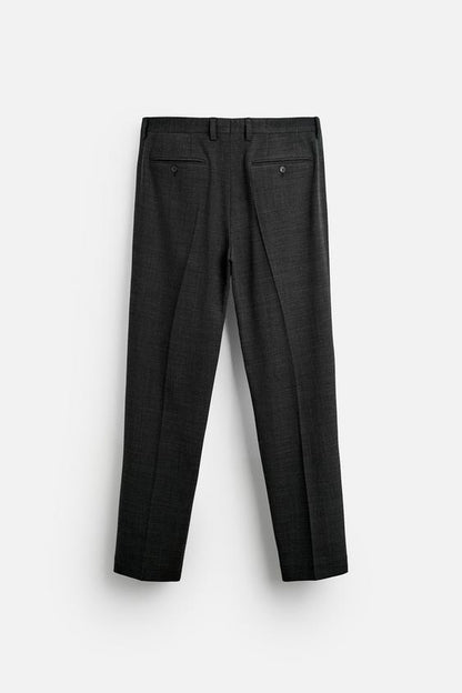 CALÇA DE TERNO COM TEXTURA