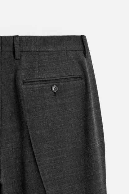 CALÇA DE TERNO COM TEXTURA