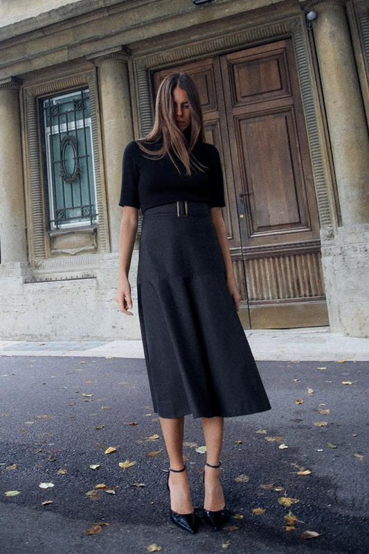 VESTIDO SOFT COM CINTO