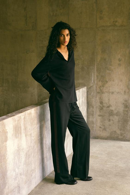 BLUSA COM FAIXA LATERAL ZW COLLECTION