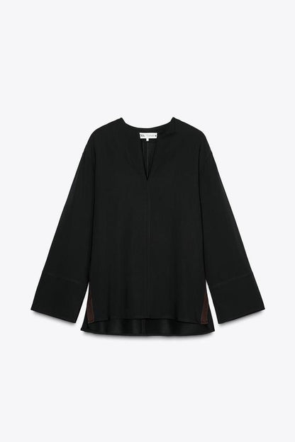 BLUSA COM FAIXA LATERAL ZW COLLECTION