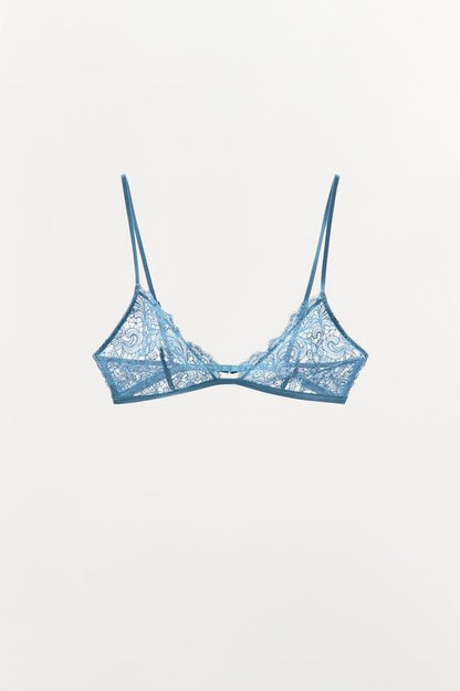 BRALETTE TRIANGULAR DE RENDA