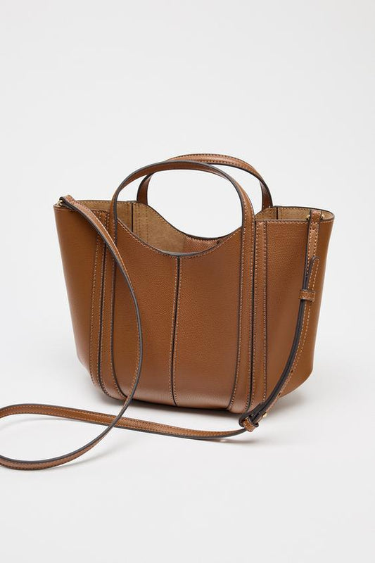 MINI CITY BAG COM PESPONTOS