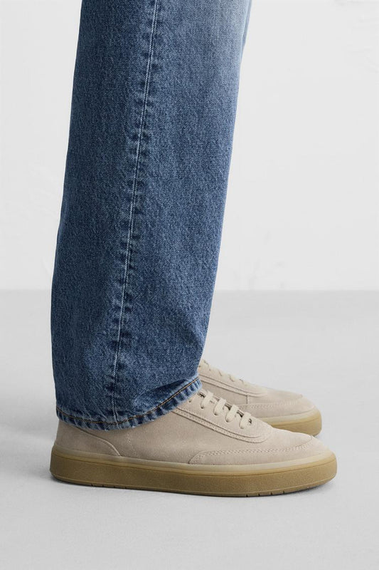 TÊNIS DE COURO CASUAL