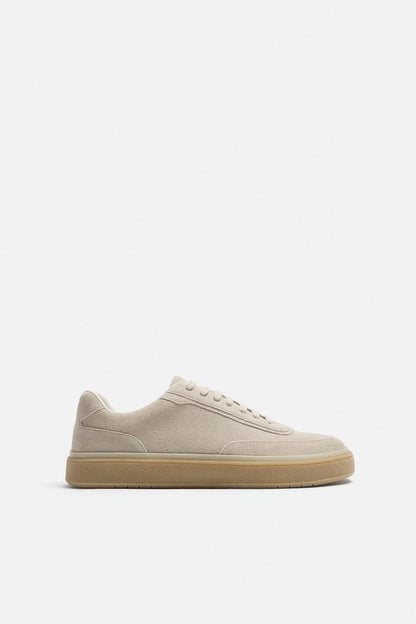 TÊNIS DE COURO CASUAL
