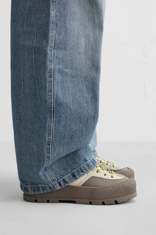 TÊNIS BOTA DE COURO