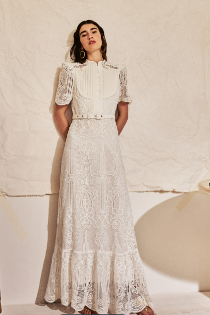 Vestido Guipir Amara Off White